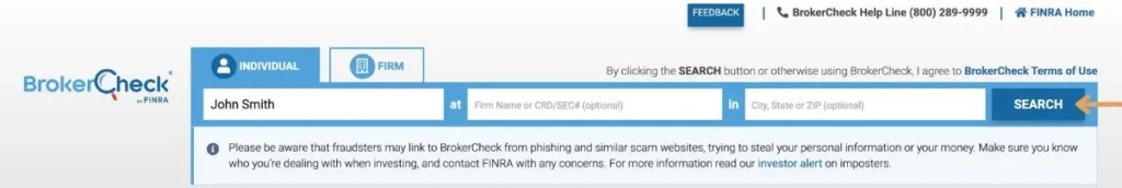 Input The Broker’s Information